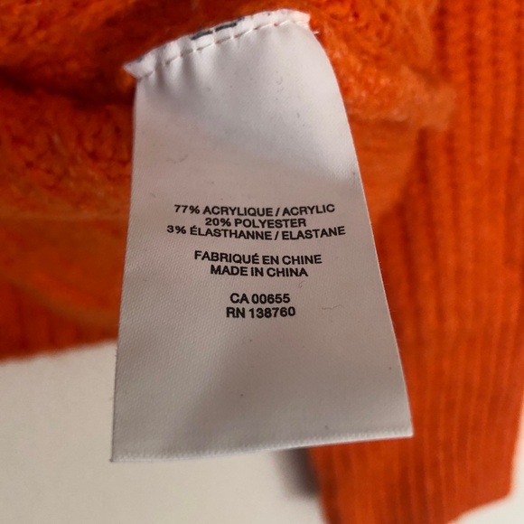 Reitmans Vibrant Orange Knit Top - Picture 5 of 5
